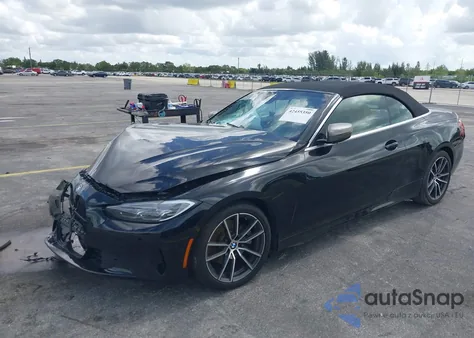 2021 BMW 430I z USA, uszkodzony, nr VIN WBA23AT03MCG72348
